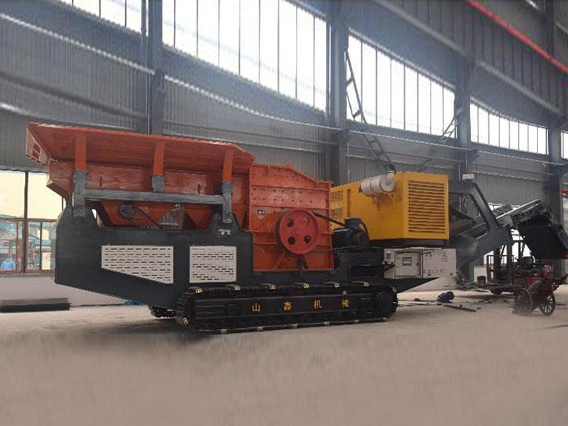 移動(dòng)式石料破碎站 移動(dòng)式石料破碎站